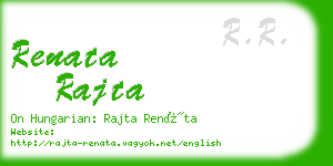 renata rajta business card